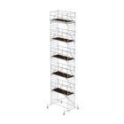 Günzburger Rollgerüst SG 1,35 x 3,0 m mit Fahrbalken Höhe 11,6 m Aluminium