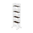 Günzburger Rollgerüst SG 1,35 x 3,0 m aus Aluminium mit Fahrbalken Höhe 9,7 m