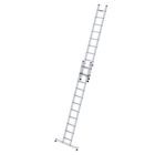 Günzburger Stufen Schiebeleiter 2 teilig mit Traverse 1 x 11 und 1 x 10 Stufen