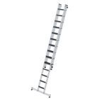 Günzburger Stufen Schiebeleiter R13 1 x 14 und 1 x 10 2 teilig mit Traverse