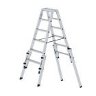 Günzburger Stufen Stehleiter Aluminium treppengängig 2 x 6 Stufen
