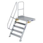 Günzburger Treppe mit Plattform Stufenbreite 1000 mm 5 Stufen