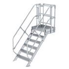 Günzburger Treppen Modul Aluminium geriffelt 6 Stufen