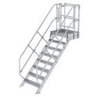 Günzburger Treppen Modul Aluminium geriffelt 8 Stufen