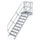 Günzburger Treppen Modul Aluminium geriffelt 9 Stufen