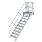 Günzburger Treppen Modul Aluminium geriffelt 10 Stufen