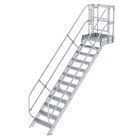 Günzburger Treppen Modul Aluminium geriffelt 12 Stufen