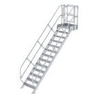 Günzburger Treppen Modul Aluminium geriffelt 13 Stufen