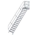 Günzburger Treppen Modul Aluminium geriffelt 15 Stufen