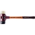 SIMPLEX-Schonhammer, Gummikomposition / Nylon; mit Tempergussgehäuse und hochwertigem Holzstiel | D=40 mm | 3028.040