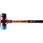 SIMPLEX-Schonhammer, TPE-soft / Gummikomposition; mit Tempergussgehäuse und hochwertigem Holzstiel | D=60 mm | 3012.060