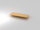 Hammerbacher Abdeckplatte 120,5 x 43 cm Buche