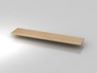 Hammerbacher Abdeckplatte 200,5 x 43 cm Eiche
