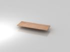 Hammerbacher Abdeckplatte 120,5 x 43 cm Nussbaum