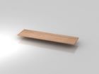 Hammerbacher Abdeckplatte 160,5 x 43 cm Nussbaum