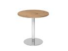 Hammerbacher Besprechungstisch 80 cm rund Asteiche / Chrom