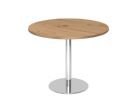 Hammerbacher Besprechungstisch 100 cm rund Asteiche / Chrom