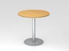 Hammerbacher Besprechungstisch 80 cm rund Buche Silber