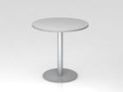 Hammerbacher Besprechungstisch 80 cm rund Grau Silber