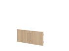 Hammerbacher FlexWall Türenpaar 80 cm 1 OH Metallgriff BS Eiche