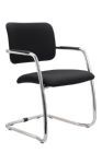 Hammerbacher Freischwinger 2 Stück Schwarz Höhe 85 cm Sitzbreite 48 cm