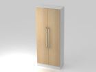 Hammerbacher Garderobenschrank Höhe 200,4 cm 5OH CE in Weiß Eiche