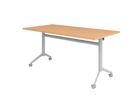 Hammerbacher Klapptisch fahrbar 160 x 80 cm Buche
