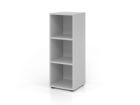 Hammerbacher Regal schmal 40 x 40 x 110 cm 3OH 934RE Grau