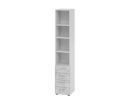 Hammerbacher Regal 6OH 4 Schübe BS Grau / Beton B 40 x T 42 x H 215,4 cm