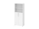 Hammerbacher Regal 5OH B 80 x T 34,6 x H 188 cm Weiß