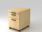 Hammerbacher Bürowagen 58 cm 1 Schub 1 Hängeregister SG Ahorn