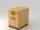 Hammerbacher Bürowagen 58 cm 1 Schub mit Hängeregister SG Buche