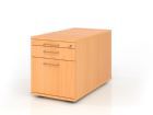 Hammerbacher Bürowagen 80 cm 1 Schub 1 Register BS Buche
