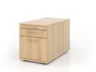 Hammerbacher Bürowagen 80 cm 1 Schub und 1 Register BS Eiche