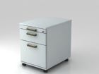 Hammerbacher Bürowagen 58 cm 1 Schub mit Hängeregister SG Grau