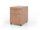 Hammerbacher Bürowagen 58 cm mit 1 Schub 1 Hängeregister BS Nussbau