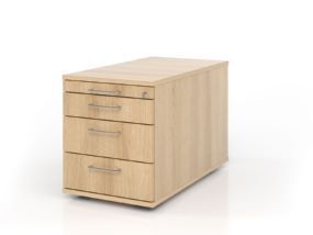Hammerbacher Bürowagen zum rollen 80 cm 3 Sch...