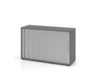 Hammerbacher Rollladenschrank 2OH in graphit 120 cm BS