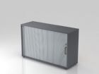Hammerbacher Rollladenschrank 2OH 120 cm SG Graphit abschließbar