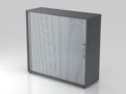 Hammerbacher Rollladenschrank 3OH 120 cm BM Korpus Graphit