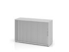 Hammerbacher Rollladenschrank in grau 2OH 120 cm breit BS
