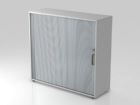 Hammerbacher Rollladenschrank in grau 3OH 120 cm SG