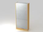 Hammerbacher Rollladenschrank 90 x 40 x 200,4 cm5OH BM Buche
