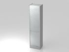 Hammerbacher Rollladenschrank 50 x 40 x 200,4 cm 5OH RE Farbe Grau