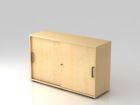 Hammerbacher Schiebetürschrank 2OH 120 x 74,8 cm SG Ahorn