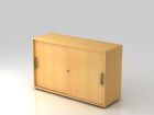 Hammerbacher Schiebetürschrank SG 2OH in Buche 120 x 74,8 cm
