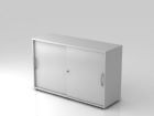 Hammerbacher Schiebetürschrank BM 2OH 120 x 74,8 cm Grau