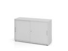 Hammerbacher Schiebetürschrank BS 2OH 120 x 74,8 cm Farbe Grau