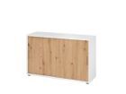 Hammerbacher Schiebetürschrank 2OH 120 cm BS WeißA steiche