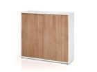 Hammerbacher Schiebetürschrank Schiebetür in Nussbaum 3OH 120 x 110 cm BS
